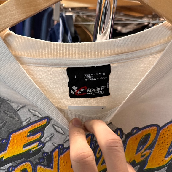 Vintage Dale Earnhardt Budweiser Racing Big Print T-shirt - Picture 4 of 8